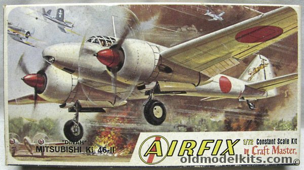 Airfix 1/72 Mitsubishi Ki-46-II Dinah  - Craftmaster Issue, 1226-50 plastic model kit